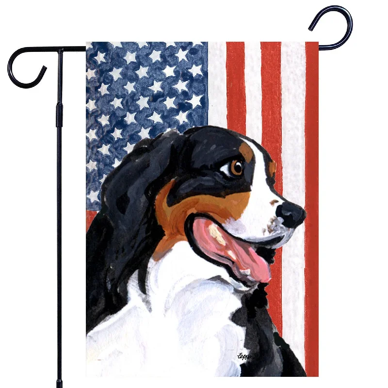 - Chinchilla cooling ice nest ceramic plateBernese Mountain Dog Americana Garden Flag