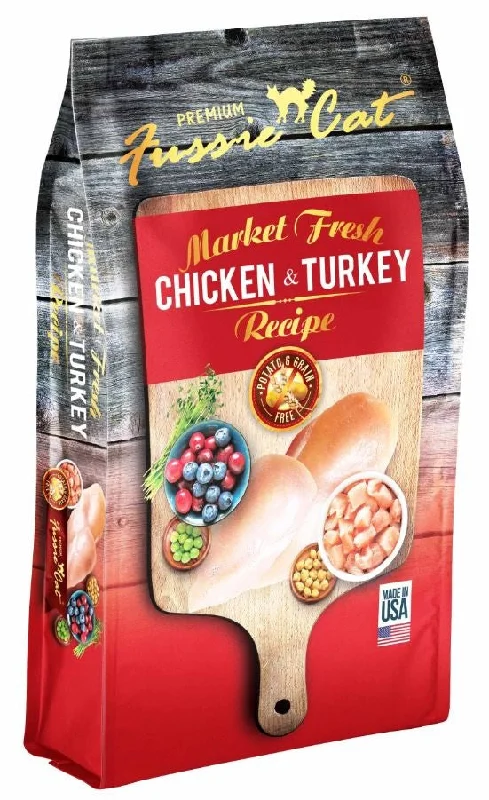    - Royal Canin cat food recommendations  Fussie Cat Grain Free Chicken & Turkey Dry Cat Food