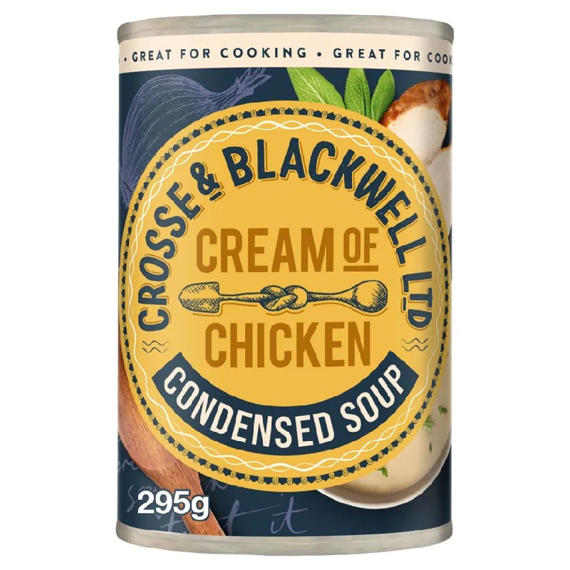  -Splash-proof food bowl AND Anti-choking slow food bowlCrosse & Blackwell Cream of Chicken Condensed Soup 295g