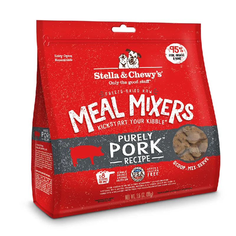 Dog FoodStella & Chewy's Freeze-Dried Raw Meal Mixers Dog Food Topper - Purely Pork Recipe