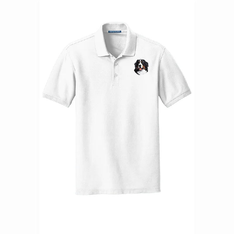 - ​​Pet toys under 10 yuanBernese Mountain Dog Embroidered Men's Short Sleeve Polo