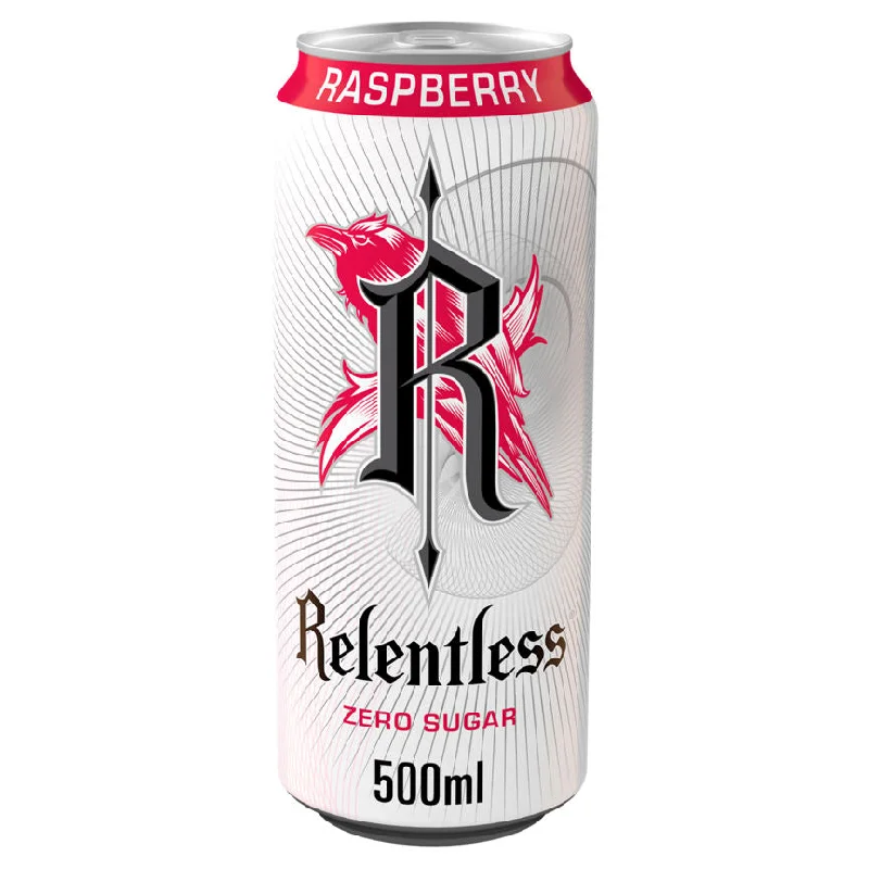 - Cat stress soothing sprayRelentless Raspberry Zero Energy Drink