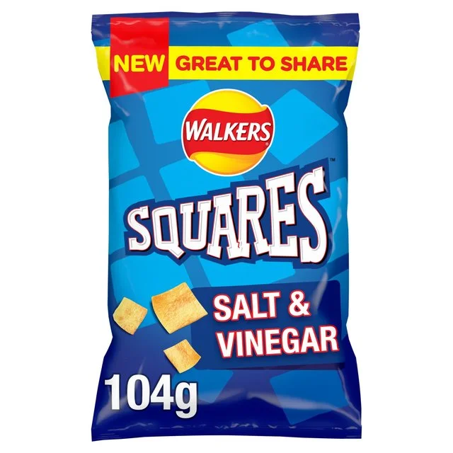 - ​​Pet toys under 10 yuanWalkers Squares Salt & Vinegar Sharing Snacks Crisps   104g