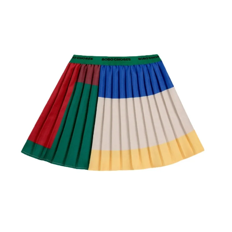 - Pet diabetes prescription foodBobo Choses Multicolor Colorblock Pleated Woven Skirt