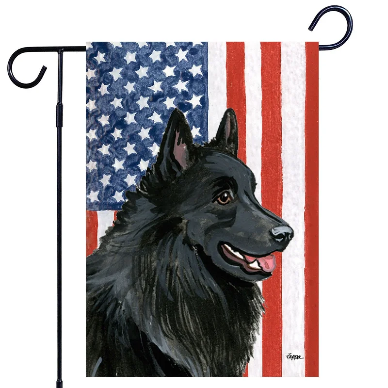 - Rabbit grass rack to prevent waste food boxBelgian Sheepdog Americana Garden Flag