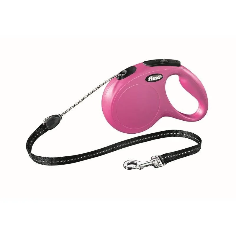 Pet nail clippers: used to trim pet nails,4. **Dog muzzle is breathable**Flexi New Classic M Cord 5m Pink