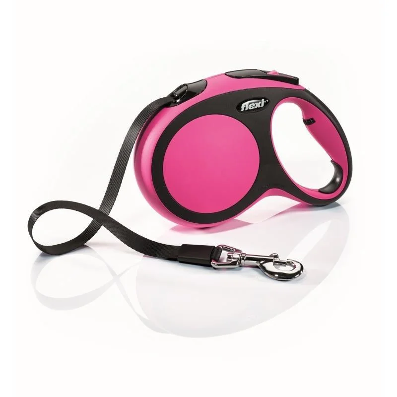 Pet nail clippers: used to trim pet nails,8. **Dog snack bag is portable**Flexi New Comfort L Tape 5 m - Pink